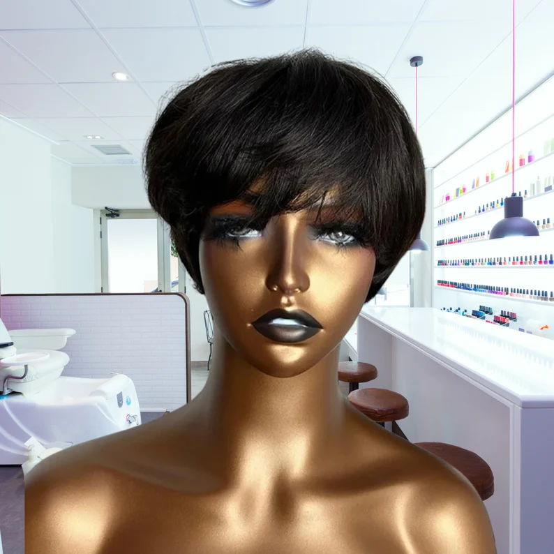 Pixie wig à frange