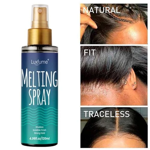 Melting Spray finition pose perruque