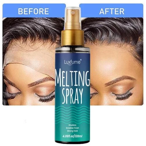 Melting Spray finition pose perruque